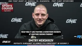 ONE Fight Night 22: Dmitry Menshikov on Beating Sinsamut Klinmee