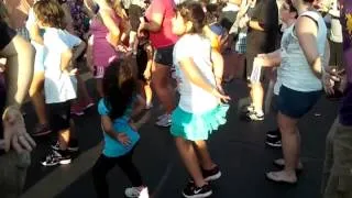 Dancing at Magic Kingdom Orlando Fl.