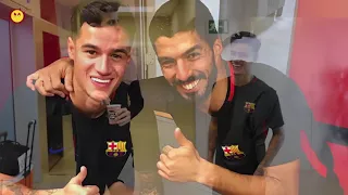 BARÇA  Training session & COUTINHO´s first day at club   1080 HD