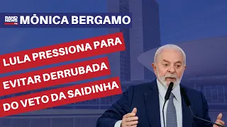 Lula pressiona para evitar derrubada do veto da saidinha | Mônica Bergamo