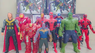 Unboxing Avengers Team , Hulk vs Spider-man, Captain Amerika vs Thor, Ironman Vs Thanos