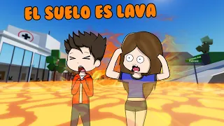 EL SUELO ES LAVA EN BROOKHAVEN ROBLOX