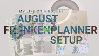 AUGUST FRANKENPLANNER SET UP #augustfrankenplanner #frankenplanner #rongrong #thehappyplanner