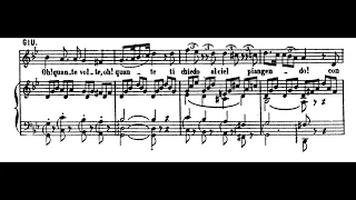 O quante volte (I Capuleti e i Montecchi - V. Bellini) Score Animation