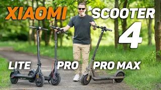 Xiaomi E-Scooter 4 Lite (2nd Gen), 4 Pro (2nd Gen) & 4 Pro Max: Test & Vergleich