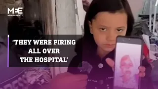 Palestinian girl recounts experience of Israeli missile hitting her home in Gaza