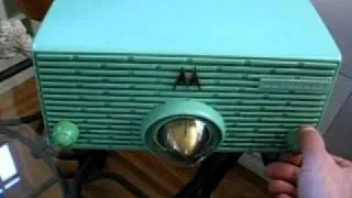 1956  Mint Green Motorola Tube Radio Model 56H