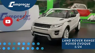 Miniatura Land Rover Range Rover Evoque Fabricante Welly  Em escala 1/24 - COMPRECARSHOP