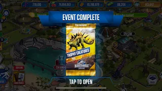 TROPHY CREATURES PACK - JURASSIC WORLD THE GAME