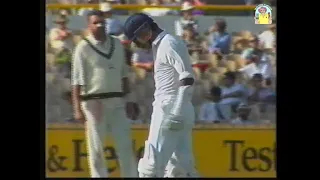 "Right under the heart". Ouch! Reiffel hits Srikkanth Aust vs India 5th Test WACA 1991/92