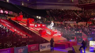 Toni bou indoor crash Sheffield 2023