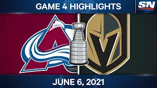 NHL Game Highlights | Avalanche vs. Golden Knights, Game 4 - June 6, 2021