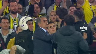 Fenerbahçe - Beşiktaş derbisinde gergin anlar - 19 Nisan 2018