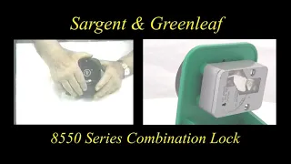 Sargent & Greenleaf 8550 Series Combination Lock