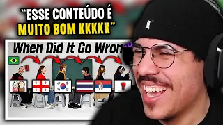 COMO PORTUGUÊS BRASILEIRO PARECE PRA QUEM NÃO ENTENDE PORTUGUÊS | Michi Reage (Awesome World)