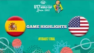 Spain U17 v USA U17 Full Game Highlights | FIBA U17 Basketball World Cup 2022 | July 10, 2022