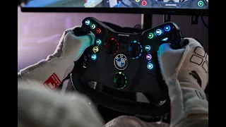 Fusion: The Fanatec steering wheel for the BMW M4 GT3.