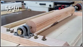 wooden rod jig / Anyone can make wooden rods easily without lathes [woodworking]