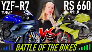 2024 Yamaha YZF- R7 VS Aprilia RS 660 | PROS AND CONS | Motorcycle Review