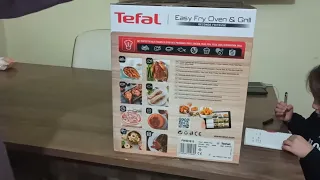 Tefal fw5018 easy fry oven & grill kutu açılışı