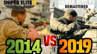 Sniper Elite V2 Remastered  VS Sniper Elite 3 | Comparison ( 2014 vs 2019 )