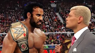 WWE Jinder Mahal Return to Challenge Cody Rhodes Undisputed Championship match | WWE Raw Highlights