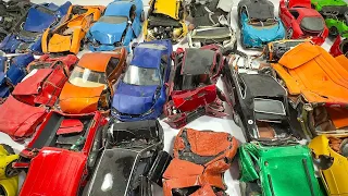 All the broken cars, my collection for 6 years of running the channel