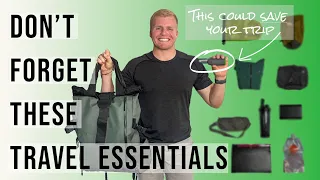One Bag Travel Essentials (10 Things We NEVER Travel Without)
