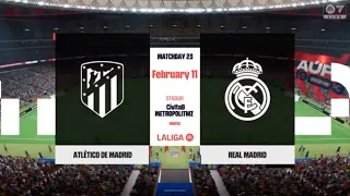 EA SPORTS FC 24  Atletico de Madrid gegen Real Madrid Gameplay/Deutsch