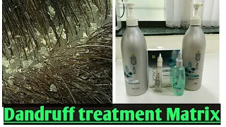 How to: Dandruff control Treatment 2019 in Hindi/  Matrix / step by step / Hair spa / Dandruff spa..