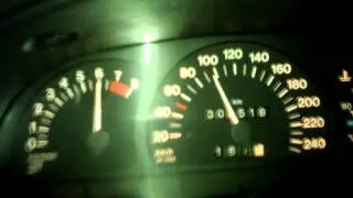 0-180 km/h Opel Astra F GSI 2,0 16V dbilas throttle bodies