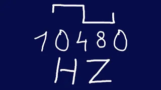 10480 hz square