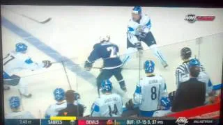 2012 IIHF WJC: Early Hits In The USA/Finland Game (12/28/11)