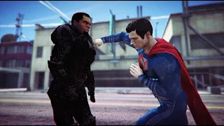 GTA 5 - Superman VS General Zod