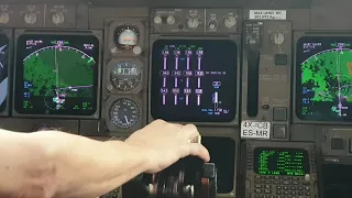 BOEING 747-400 TAKEOFF in the RAIN from China 🇨🇳 (cockpit view)