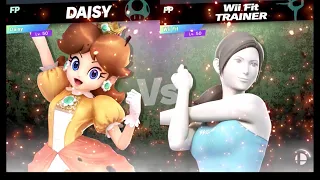 Super Smash Bros Ultimate Amiibo Fights – Request #16907 Daisy vs Wii Fit