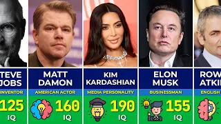 💡 Smartest Celebrity in the World | Famous People IQ Scores
