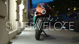 [4K] MV Agusta Superveloce 75th - Paris by night