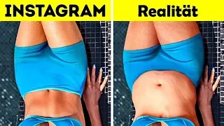 INSTAGRAM VS REALITÄT || 37 Foto-Lifehacks und Kameratricks, Lustige Lebenssituationen