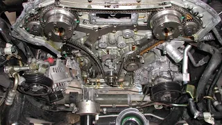 Nissan Pathfinder V6 4.0 Timing chain install..Work in Urdu/Hindi #autorepair