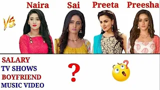 Shivangi Joshi Vs Ayesha Singh Vs  Shraddha Arya Vs Sargun Kaur Luthara Comparison 🔥||