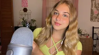 ASMR Green Triggers 🌿 Tapping, Scratching, Whispering