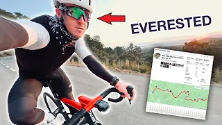 EVERESTING! New bike, FIRST ride & how I climbed 9000 meters in one go