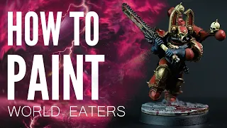 "Unleash the Rage: Epic World Eaters Berzerker Painting Guide!" #warhammer40k