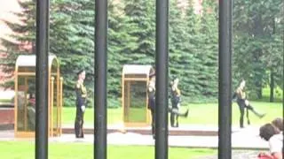 Goosestepping for the Changing of the Guard, Tomb of the Unknown Soldier, Kremlin, Moscow