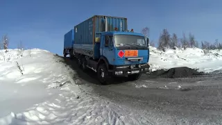 Крутой спуск р.Седедема Среднеколымский район