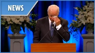 John McCain - Joe Biden brings humour and emotion to eulogy