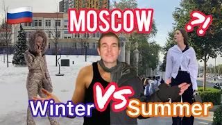❄️On Location: In Winter AND Summer ☀️ in MOSCOW, RUSSIA 🇷🇺 with an AMERICAN Family !!! 🎄