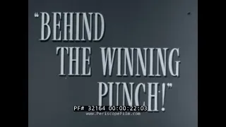 BEHIND THE WINNING PUNCH  1944 WWII WAR PRODUCTION BOARD  SCRAP METAL RECYCLING  32164