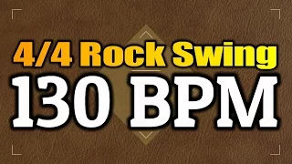 130 BPM - Rock Swing - 4/4 Drum Track - Metronome - Drum Beat